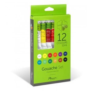Farby Gwasze Phoenix, 12 kolorów x 12ml